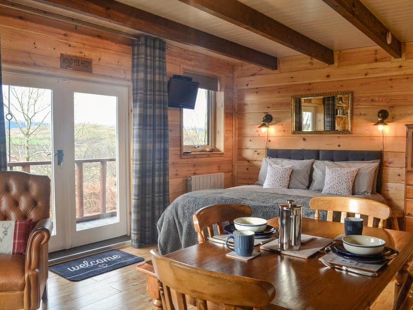 Open plan living space | Glenkens Lodge, Darly, near Castle Douglas