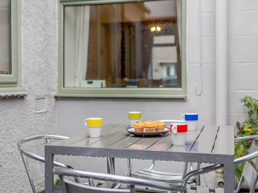 Sitting-out-area | Coquet Cottage, Amble