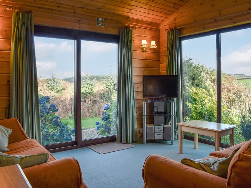 Living area | Jasmine Lodge, Woolsery, near Hartland
