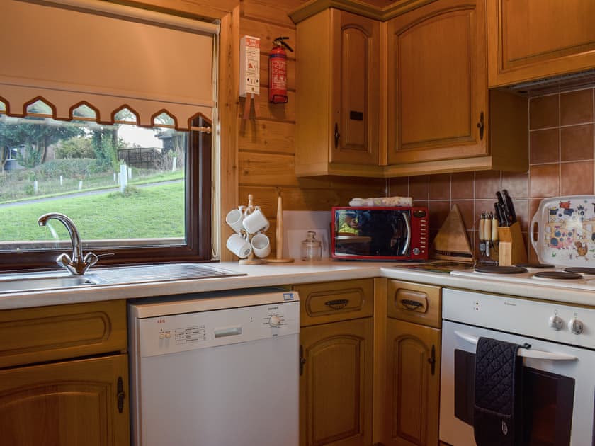 Kitchen area | Jasmine Lodge, Woolsery, near Hartland
