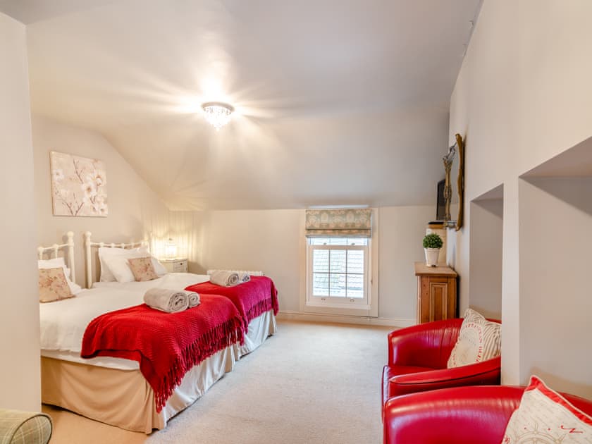 Twin bedroom | Sea View Cottage, Scarborough