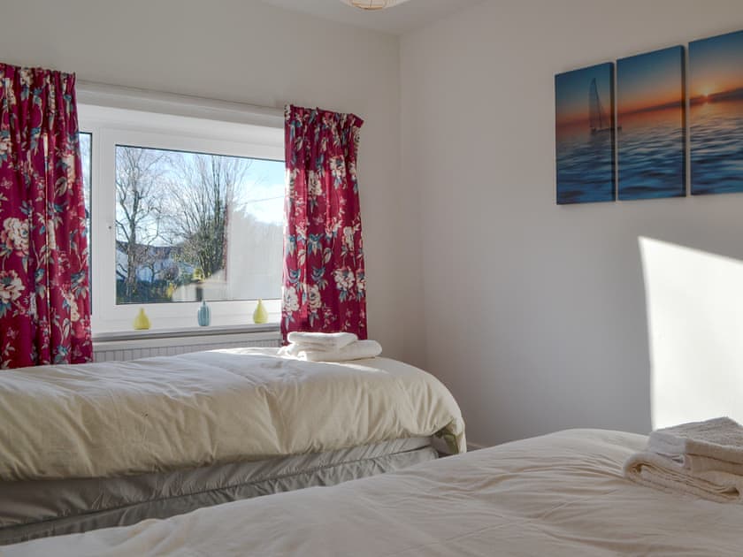 Twin bedroom | The Farmhouse at Lane Foot, Dovenby, near Cockermouth