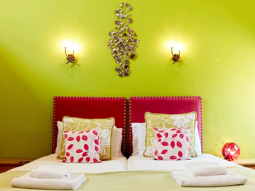 Double bedroom | The Pig Barn - Nether Burrows Farm, Ashbourne, near Derby