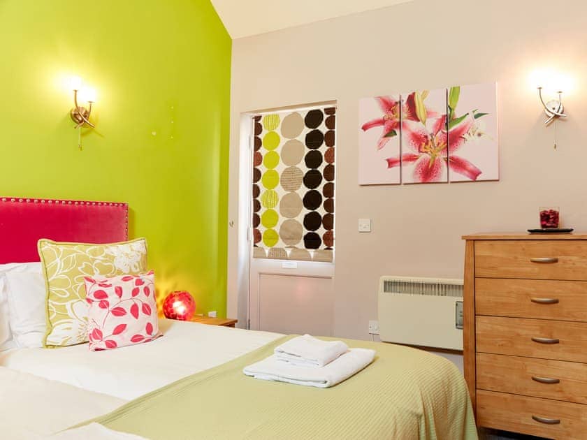 Double bedroom | The Pig Barn - Nether Burrows Farm, Ashbourne, near Derby
