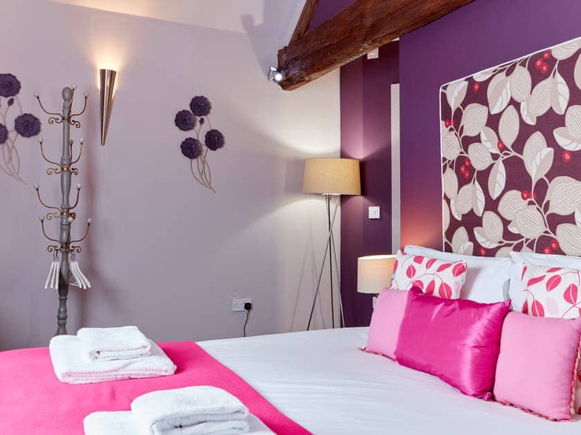 Double bedroom | The Pig Barn - Nether Burrows Farm, Ashbourne, near Derby