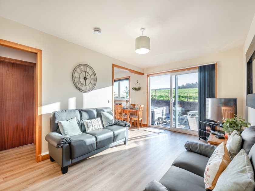 Living area | Woodrow - Cairnyard Holiday Lodges, Lochanhead, Beeswing
