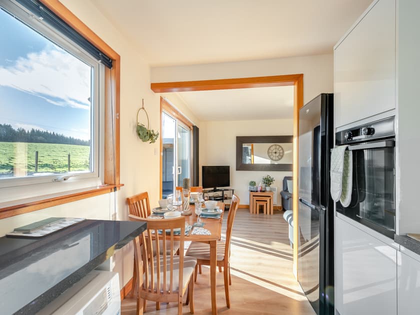 Kitchen/diner | Woodrow - Cairnyard Holiday Lodges, Lochanhead, Beeswing