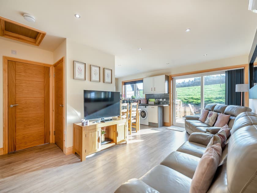Living area | Woodend - Cairnyard Holiday Lodges, Lochanhead, Beeswing