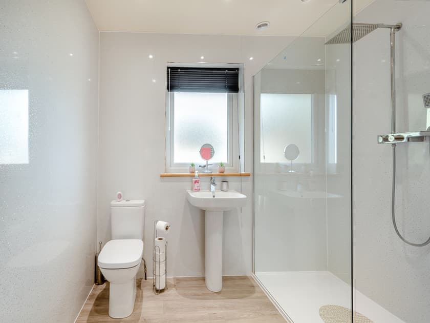 Shower room | Woodend - Cairnyard Holiday Lodges, Lochanhead, Beeswing