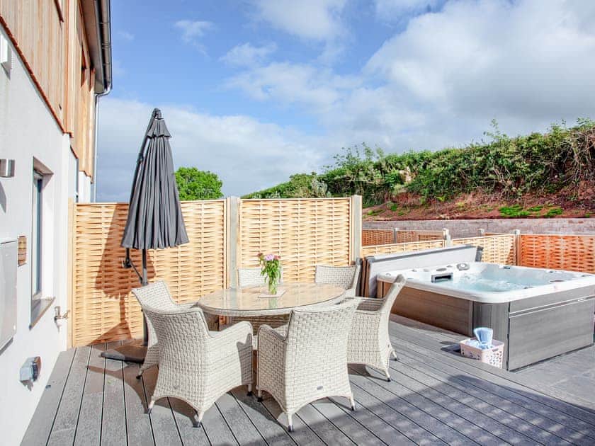 Decking | Primrose - Bincombe Country Cottages, Over Stowey, near Bridgwater