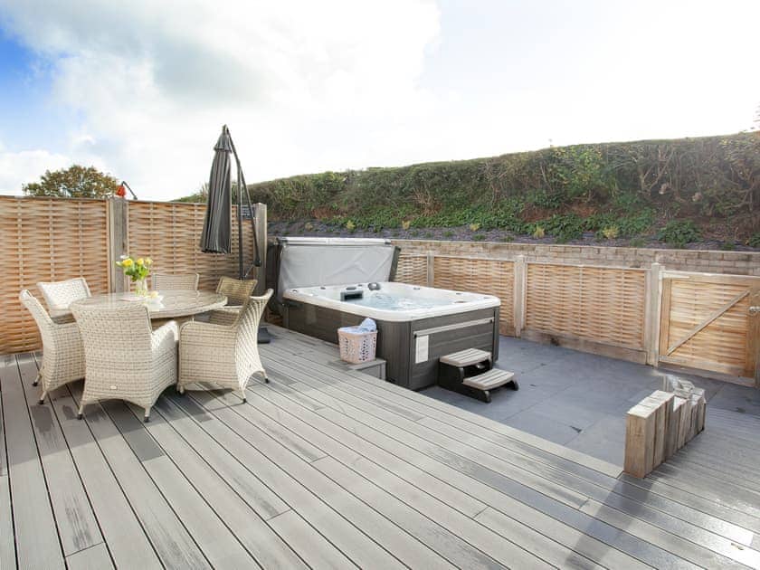Decking | Primrose - Bincombe Country Cottages, Over Stowey, near Bridgwater