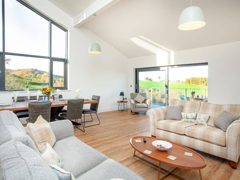 Open plan living space | Bluebell - Bincombe Country Cottages, Over Stowey, near Bridgwater