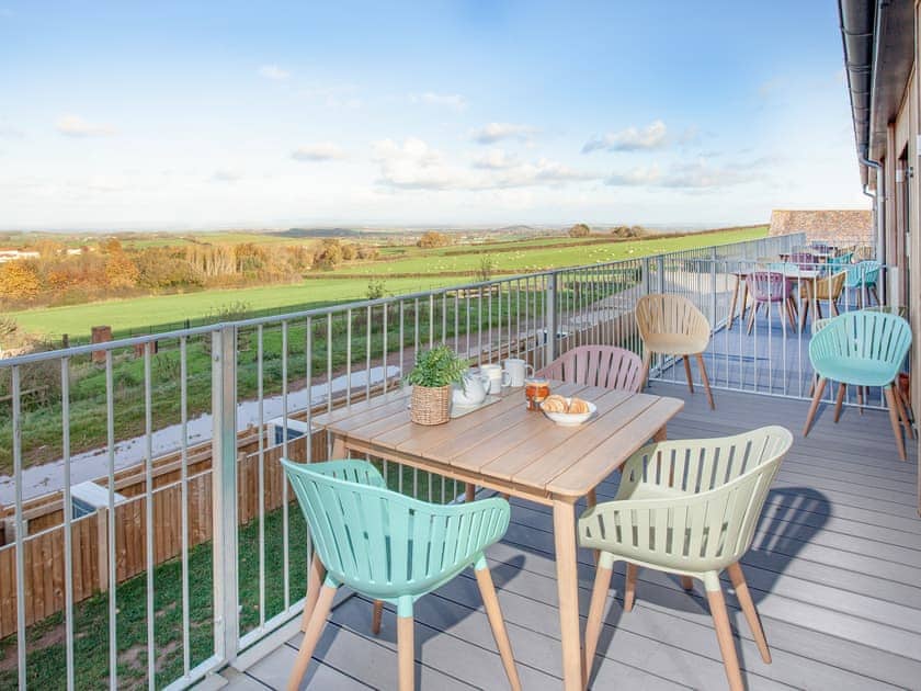 Balcony | Bluebell - Bincombe Country Cottages, Over Stowey, near Bridgwater