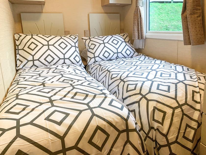 Twin bedroom | Retro Retreat, Paignton