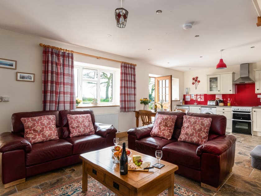 Open plan living space | Teifi Cottage - Penwern Fach Cottages, Ponthirwaun