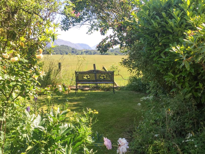 Secluded private garden | Roses Cottage, Santon, near Holmrook