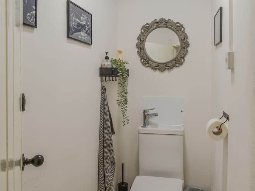 Separate toilet | The Bridge Cottage, Llanrwst