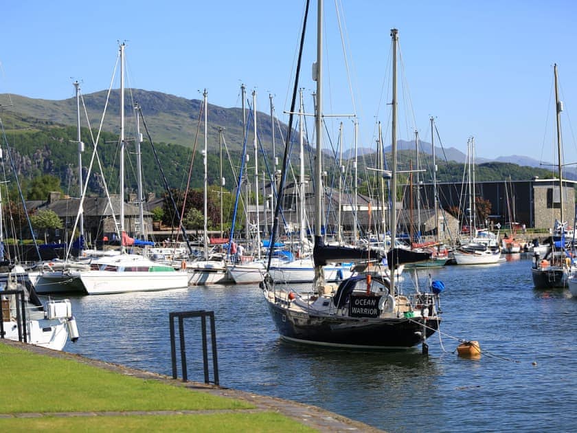 Close up photo of the view from the patio area  | Harbour Escape - Snowdonia Tourist Services, Porthmadog