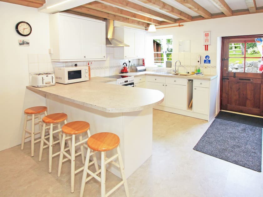 Kitchen area | Old Byre Cottage, Llanbedr, near Harlech