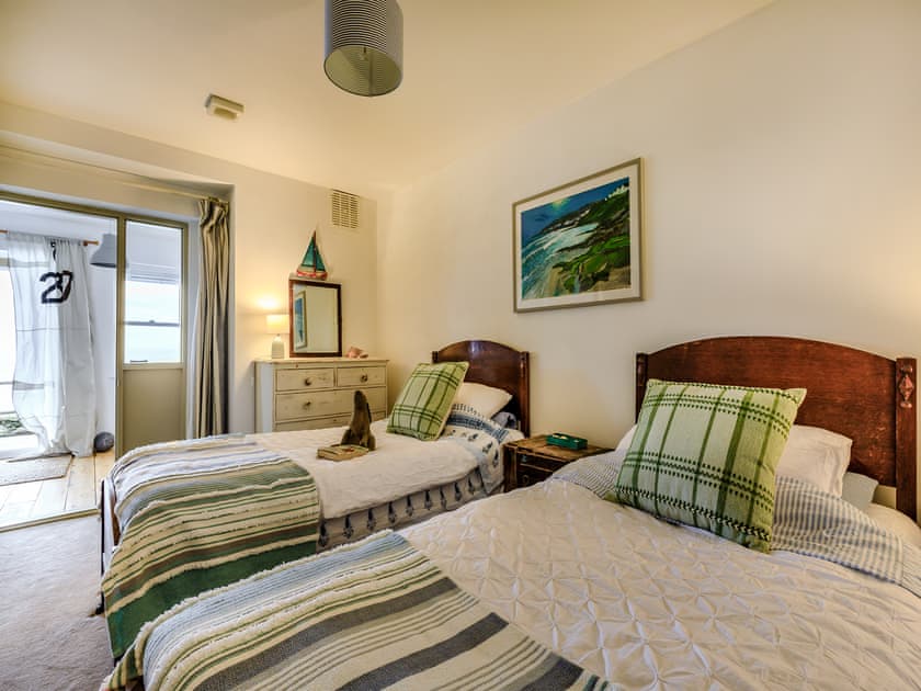 Twin bedroom | Chalky Blue, Ilfracombe