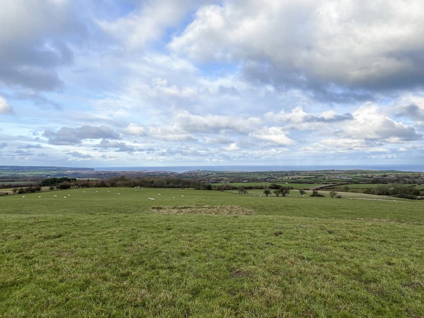 View from the top field  | The Parlour - Fern Farm, Fylingdales, near Whitby