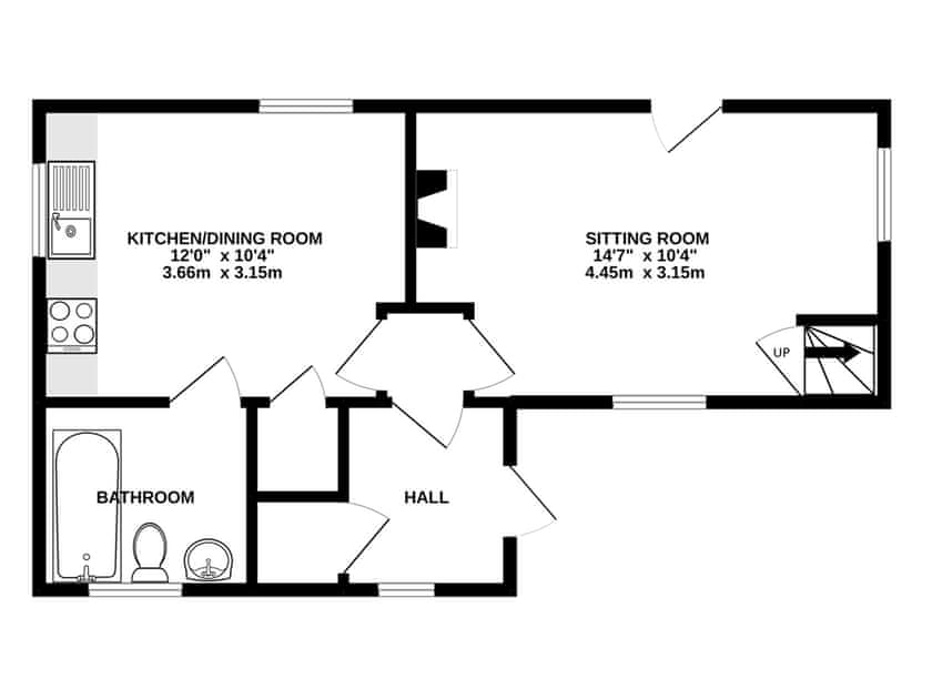 Floor plan | Cley Corner Cottage, Salthouse