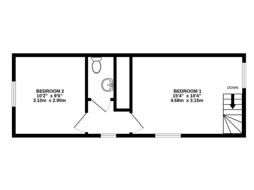 Floor plan | Cley Corner Cottage, Salthouse
