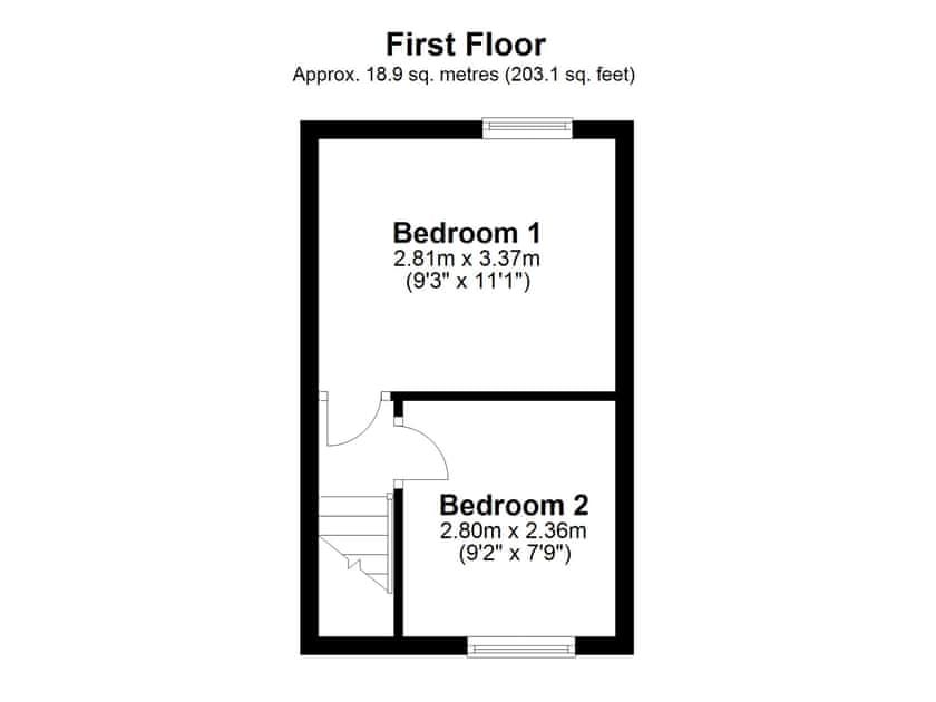 Floor plan | Honey Barrell Cottage, Stiffkey