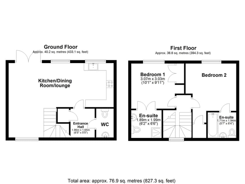 Floor plan | Legion Cottages, Blakeney