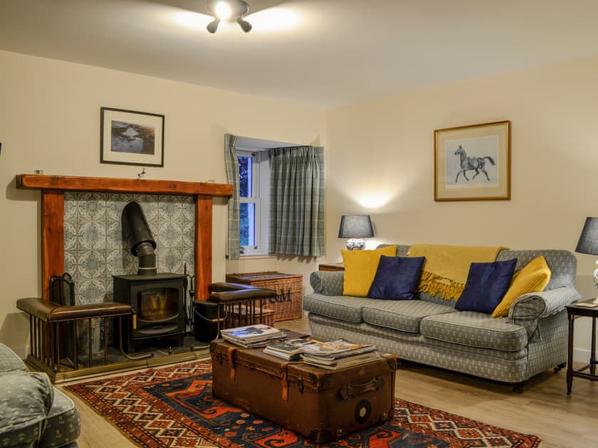 Living room | Old Milton Cottage - Milton of Drimmie, Bridge of Cally, near Blairgowrie
