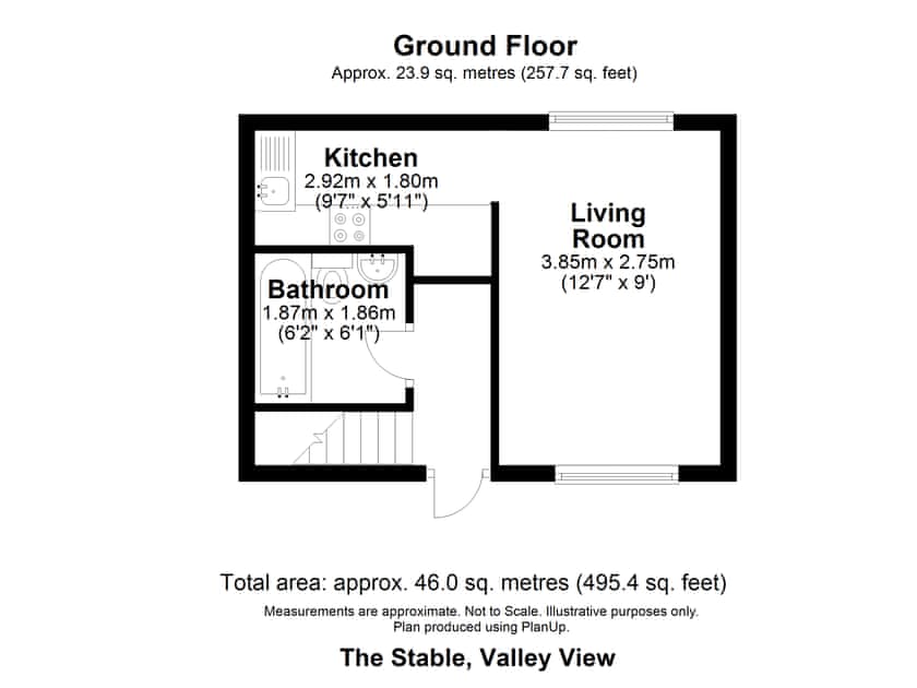 Floor plan | The Stable - Clauchan Farm, near Gatehouse of Fleet