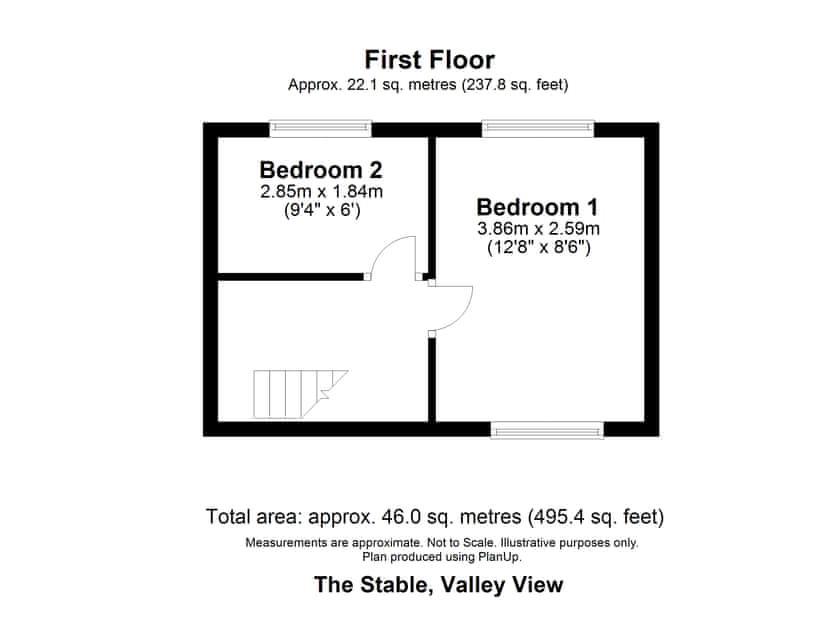 Floor plan | The Stable - Clauchan Farm, near Gatehouse of Fleet
