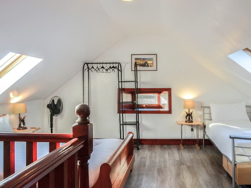 Family bedroom | Merrick Cottage - Waterside, Newton Stewart