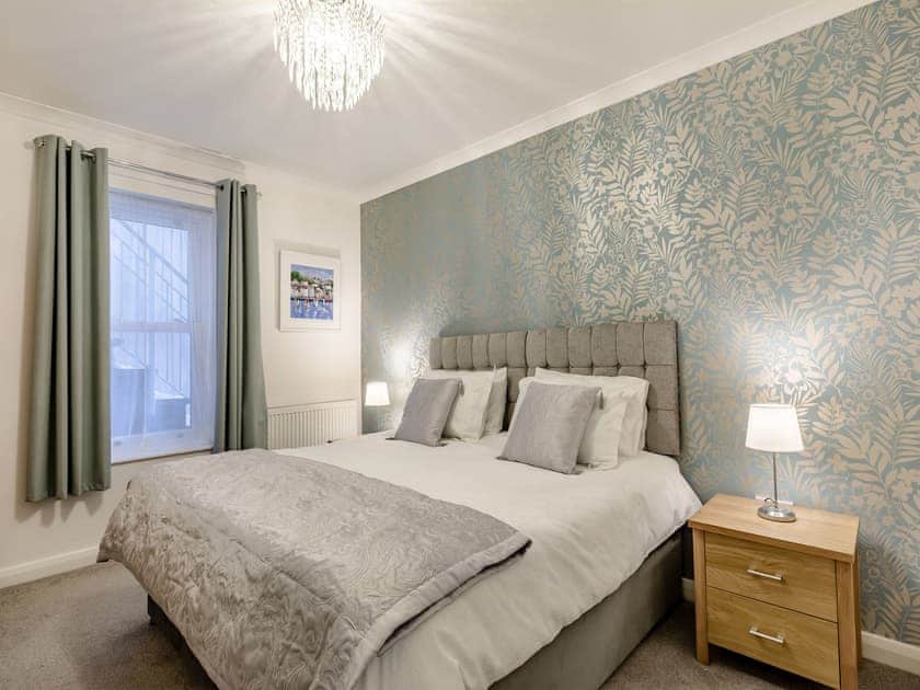Double bedroom | Ockendon House Apartment A, Torquay