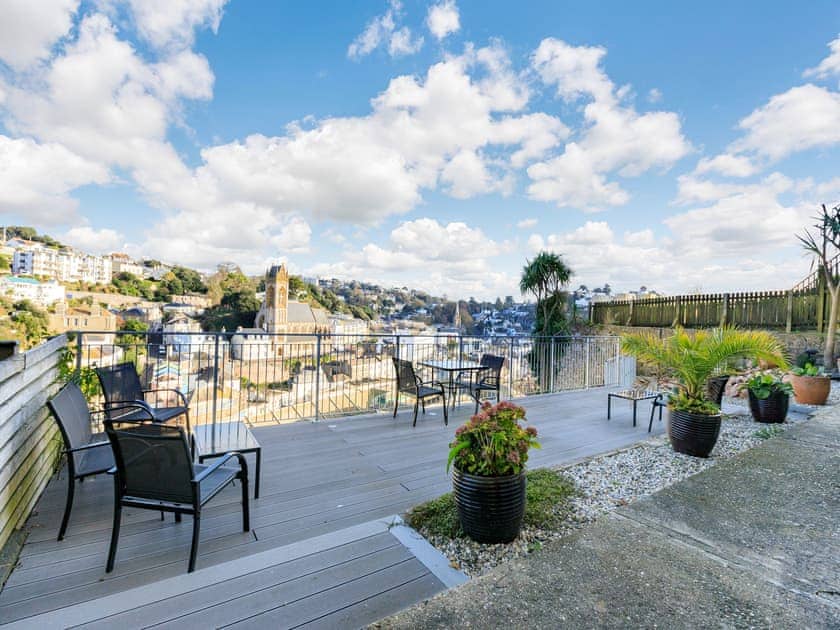 Outdoor area | Ockendon House Apartment A, Torquay