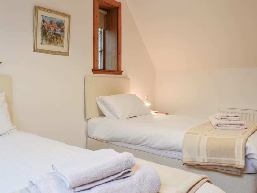 Twin bedroom | The Stable - Ardblair Castle Cottages, Blairgowrie