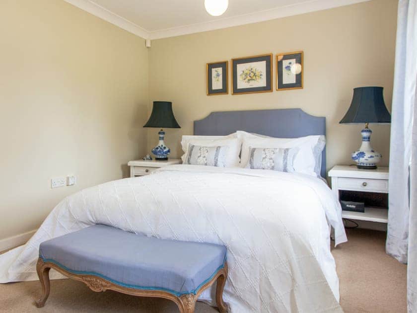 Double bedroom | The Lodge - Marshwood Manor Cottages, Bettiscombe, near Lyme Regis