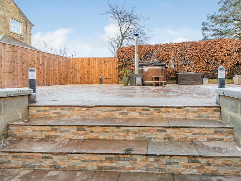 Patio | Forge Cottage, Scaling Dam, near Whitby