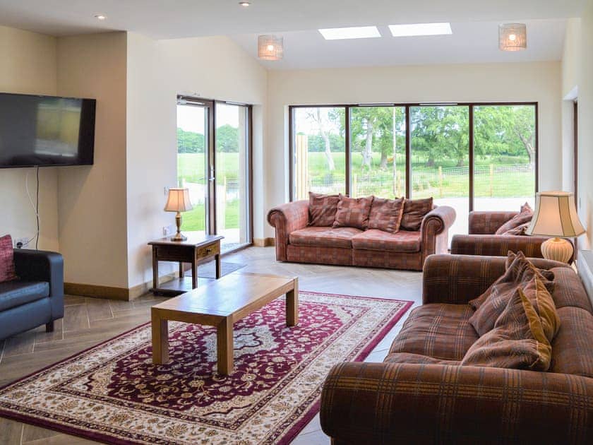 Living room | The Farmhouse - Williamscraig Holiday Cottages, Linlithgow
