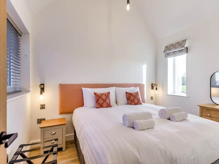Double bedroom | The Piggery - Little Corkhill Farm Holidays, Newark