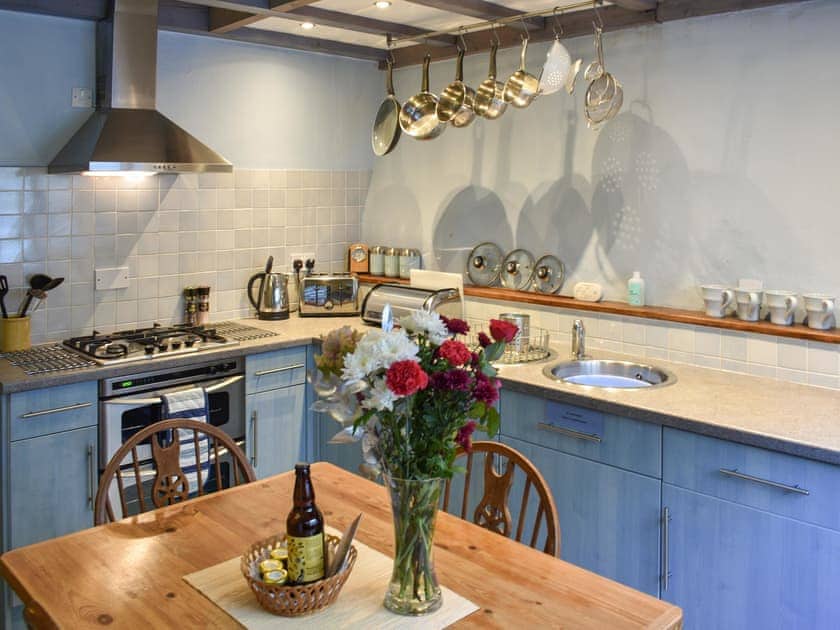 Kitchen/diner | Naworth - Alston Art Apartments , Alston