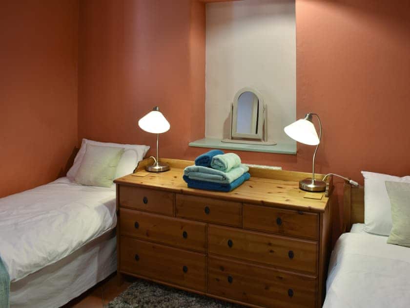 Twin bedroom | Naworth - Alston Art Apartments , Alston