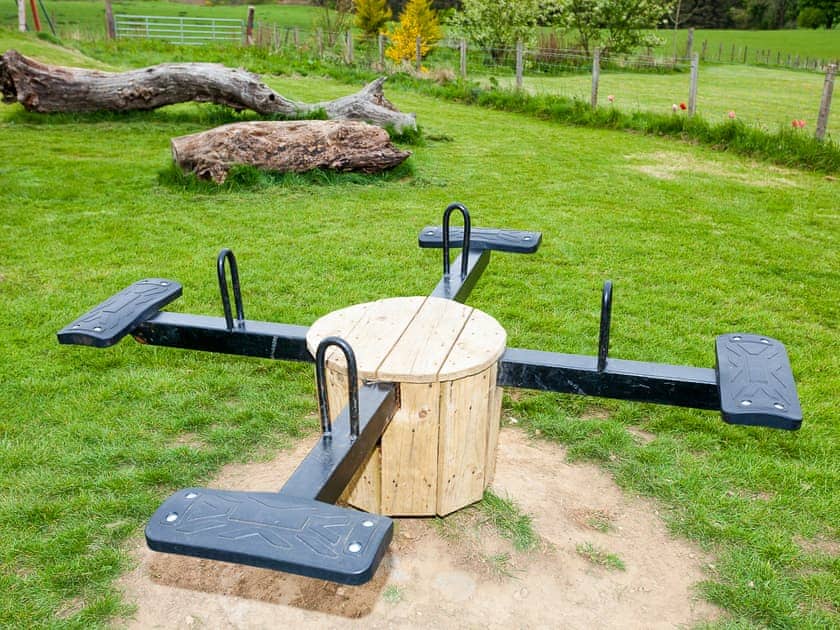 Children’s play area | Laurel Cottage - Williamscraig Holiday Cottages, Linlithgow