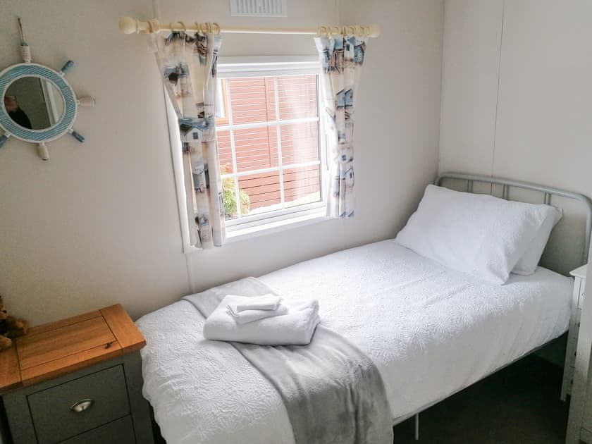 Double bedroom | Salmon Leap Lodge, Dollar, near Stirling