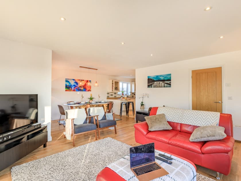 Open plan living space | Marram Dune Beach House, Brean