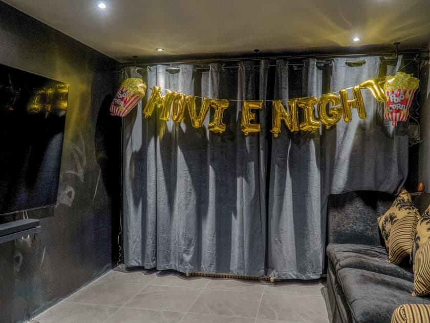 Cinema room | Ty Afon Reg - Ty Afon, Garnant, near Ammanford