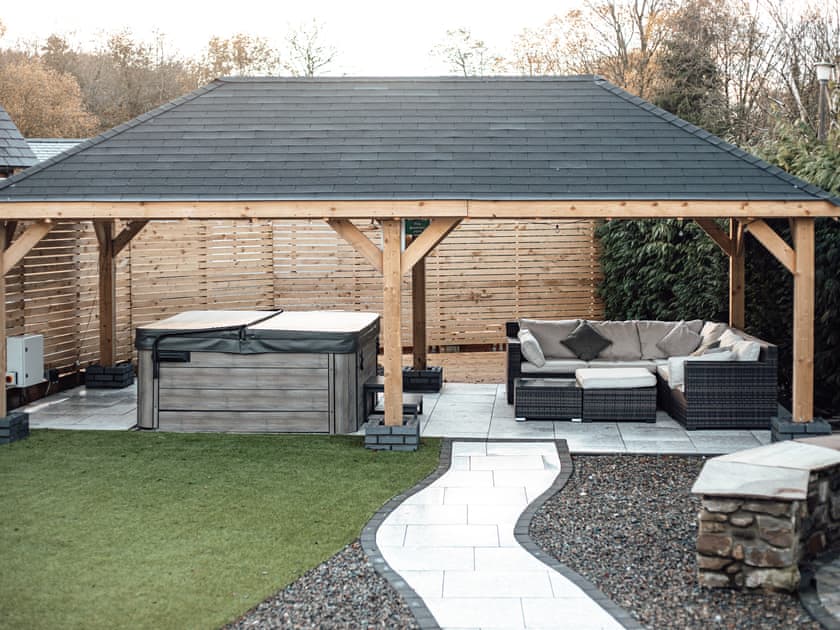 Outdoor area | Ty Afon Reg - Ty Afon, Garnant, near Ammanford