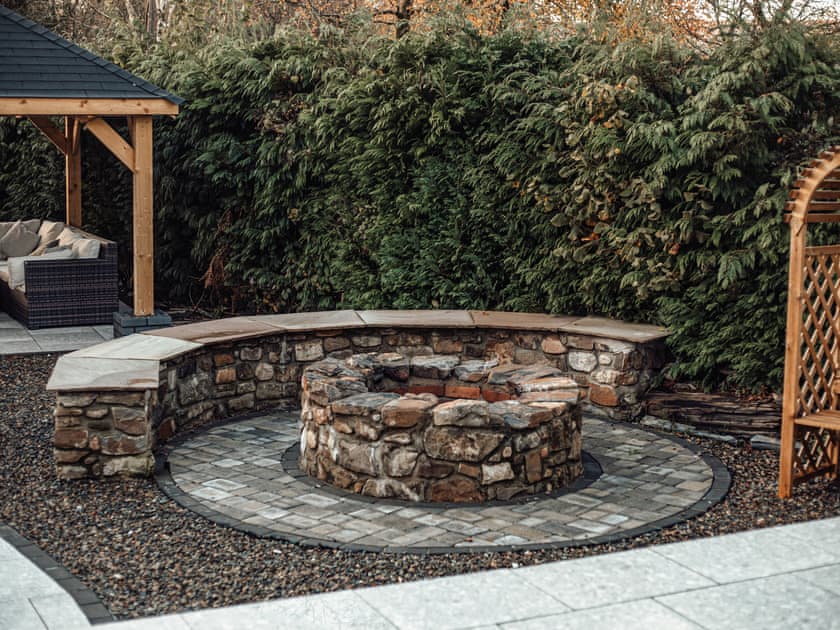 Outdoor area | Ty Afon Reg - Ty Afon, Garnant, near Ammanford