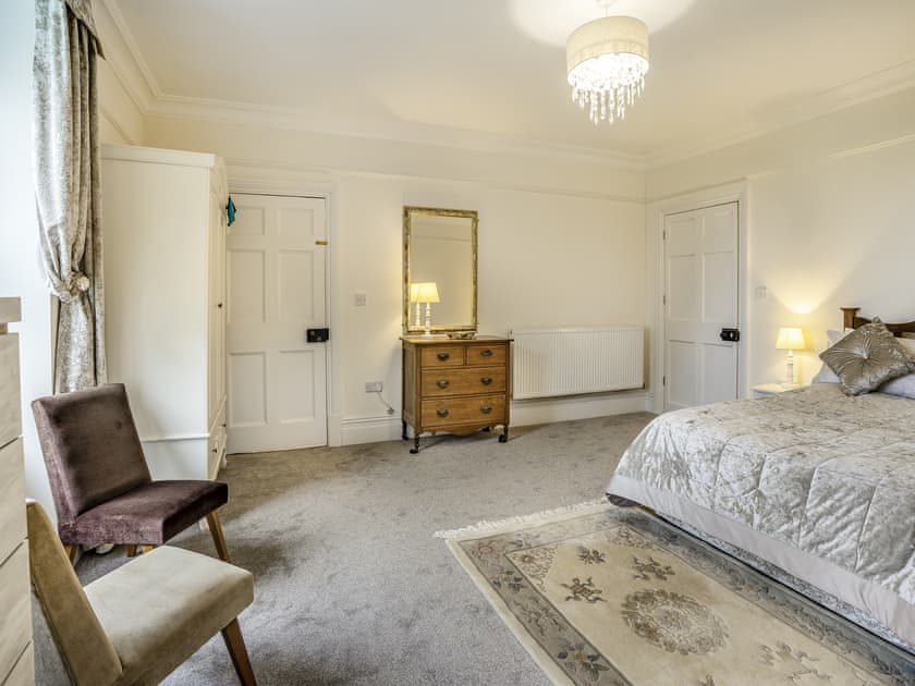 Double bedroom | Brynog Mansion Apartment, Lampeter