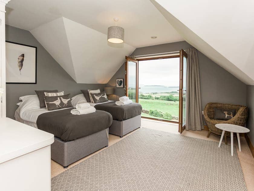 Twin bedroom | Laggan Behind - Laggan, Gatehouse of Fleet